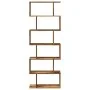 Librería divisora 6 niveles madera envejecida 70x24x193 cm de , Librerías y estanterías - Ref: Foro24-858091, Precio: 84,46 €...