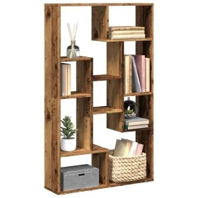 Estantería madera de ingeniería color envejecido 72x20x120 cm de , Librerías y estanterías - Ref: Foro24-858163, Precio: 80,6...