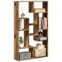 Estantería madera de ingeniería color envejecido 72x20x120 cm de , Librerías y estanterías - Ref: Foro24-858163, Precio: 80,6...