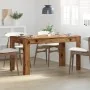 Mesa de comedor madera ingeniería envejecida 140x74,5x76 cm de , Mesas de cocina y de comedor - Ref: Foro24-856572, Precio: 1...