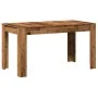 Mesa de comedor madera ingeniería envejecida 140x74,5x76 cm de , Mesas de cocina y de comedor - Ref: Foro24-856572, Precio: 1...