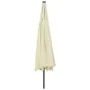 Sombrilla de jardín con luces LED arena 400 cm de , Sombrillas - Ref: Foro24-312530, Precio: 105,43 €, Descuento: %