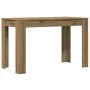 Mesa de Comedor Roble Artesano 120x60x76cm madera reconstituida by , Kitchen and dining tables - Ref: Foro24-855841, Price: 9...