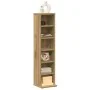 Mueble de CD madera de ingeniería roble artisan 21x20x88 cm de , Almacenamiento para CD y DVD - Ref: Foro24-855829, Precio: 4...