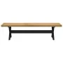 Banco comedor NOAIN patas forma X madera maciza pino de , Bancos de comedor y cocina - Ref: Foro24-4100049, Precio: 170,82 €,...