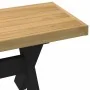 Banco comedor NOAIN patas forma X madera maciza pino de , Bancos de comedor y cocina - Ref: Foro24-4100049, Precio: 170,82 €,...