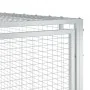 Caseta perros con corral acero galvanizado gris 197x396x110 cm de , Casetas para perros - Ref: Foro24-3214225, Precio: 383,33...