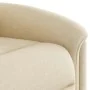 Sillón reclinable de masaje eléctrico tela color crema by , Armchairs - Ref: Foro24-3303252, Price: 289,00 €, Discount: %