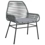 Juego comedor jardín 7 pzas cojines ratán sintético vidrio gris de , Conjuntos de jardín - Ref: Foro24-3334483, Precio: 608,3...