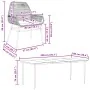 Juego comedor jardín 7 pzas cojines ratán sintético vidrio gris de , Conjuntos de jardín - Ref: Foro24-3334483, Precio: 608,3...