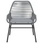 Juego comedor jardín 5 pzas cojines ratán sintético vidrio gris de , Conjuntos de jardín - Ref: Foro24-3334481, Precio: 412,7...