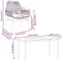 Juego comedor jardín 5 pzas cojines ratán sintético vidrio gris de , Conjuntos de jardín - Ref: Foro24-3334481, Precio: 412,7...