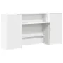 Mostrador de recepción blanco 200x50x103,5 cm madera ingeniería de , Escritorios - Ref: Foro24-3324214, Precio: 290,53 €, Des...
