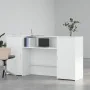 Mostrador de recepción blanco 200x50x103,5 cm madera ingeniería de , Escritorios - Ref: Foro24-3324214, Precio: 290,53 €, Des...