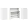 Mostrador de recepción blanco 200x50x103,5 cm madera ingeniería de , Escritorios - Ref: Foro24-3324214, Precio: 290,53 €, Des...