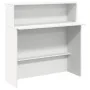 Mostrador de recepción blanco 200x50x103,5 cm madera ingeniería de , Escritorios - Ref: Foro24-3324214, Precio: 290,53 €, Des...