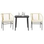 Juego de comedor jardín 3 piezas cojines ratán sintético marrón de , Conjuntos de jardín - Ref: Foro24-3334506, Precio: 213,1...