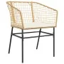Juego comedor jardín 9 pzas cojines ratán sintético marrón de , Conjuntos de jardín - Ref: Foro24-3334512, Precio: 611,49 €, ...