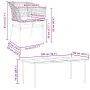 Juego comedor jardín 9 pzas cojines ratán sintético marrón de , Conjuntos de jardín - Ref: Foro24-3334512, Precio: 611,49 €, ...