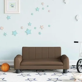 Sofá para niños de tela marrón 70x45x30 cm by , Baby and Toddler Furniture - Ref: Foro24-3196271, Price: 68,75 €, Discount: %