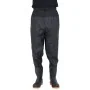 Vadeador de cintura con botas negro talla 42 de , Vadeadores para caza y para pesca - Ref: Foro24-4017021, Precio: 37,69 €, D...
