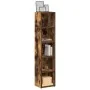 Estantería para CD 2 uds madera roble ahumado 21x16x93,5 cm by , CD and DVD storage - Ref: Foro24-815318, Price: 51,24 €, Dis...
