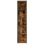 Estantería para CD 2 uds madera roble ahumado 21x16x93,5 cm by , CD and DVD storage - Ref: Foro24-815318, Price: 51,24 €, Dis...