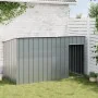 Caseta perros con tejado acero galvanizado gris 196x91x110 cm de , Casetas para perros - Ref: Foro24-172575, Precio: 206,23 €...