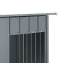 Caseta perros con tejado acero galvanizado gris 196x91x110 cm de , Casetas para perros - Ref: Foro24-172575, Precio: 206,23 €...