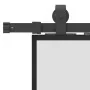 Puerta corredera con juego herrajes negro 76x205 cm ESG vidrio de , Puertas - Ref: Foro24-3375797, Precio: 229,38 €, Descuent...