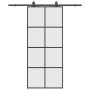 Puerta corredera con set herrajes negro 90x205 cm vidrio ESG by , Doors - Ref: Foro24-3375805, Price: 315,24 €, Discount: %