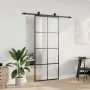 Puerta corredera con set herrajes negro 90x205 cm vidrio ESG by , Doors - Ref: Foro24-3375805, Price: 315,24 €, Discount: %