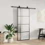 Puerta corredera con set herrajes negro 90x205 cm vidrio ESG by , Doors - Ref: Foro24-3375811, Price: 326,05 €, Discount: %