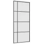 Puerta corredera con set herrajes negro 90x205 cm vidrio ESG by , Doors - Ref: Foro24-3375811, Price: 326,05 €, Discount: %