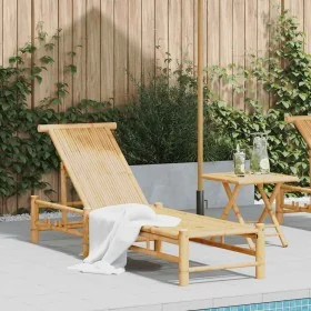 Tumbona 55x199x30 cm Bambú de , Tumbonas - Ref: Foro24-4108225, Precio: 163,83 €, Descuento: %
