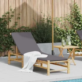 Tumbona con cojines 55x199x30 cm bambú von , Liegen - Ref: Foro24-4108227, Preis: 200,16 €, Rabatt: %