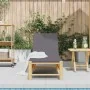 Tumbona con cojines 55x199x30 cm bambú by , Loungers - Ref: Foro24-4108227, Price: 200,16 €, Discount: %