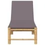 Tumbona con cojines 55x199x30 cm bambú by , Loungers - Ref: Foro24-4108227, Price: 200,16 €, Discount: %