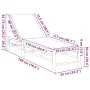Tumbona con cojines 55x199x30 cm bambú by , Loungers - Ref: Foro24-4108227, Price: 200,16 €, Discount: %
