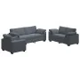Juego de sofás con cojines 3 piezas terciopelo gris oscuro de , Sofás - Ref: Foro24-3324668, Precio: 665,04 €, Descuento: %