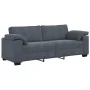 Juego de sofás con cojines 3 piezas terciopelo gris oscuro de , Sofás - Ref: Foro24-3324668, Precio: 665,04 €, Descuento: %