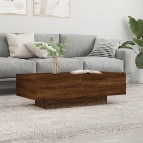 Mesa de centro madera de ingeniería roble marrón 100x49,5x31 cm by , Coffee table - Ref: Foro24-833895, Price: 85,06 €, Disco...