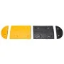 Badén de velocidad caucho amarillo y negro 420x32,5x4 cm de , Señales de carretera y tráfico - Ref: Foro24-3157048, Precio: 2...