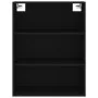 Aparador alto madera contrachapada negro 69,5x34x180 cm by , Sideboards - Ref: Foro24-3189310, Price: 147,55 €, Discount: %