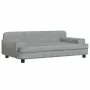 Sofá para niños de terciopelo gris claro 90x53x30 cm de , Mobiliario para bebés y niños pequeños - Ref: Foro24-3196280, Preci...