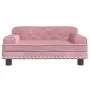 Sofá para niños de terciopelo rosa 70x45x30 cm de , Mobiliario para bebés y niños pequeños - Ref: Foro24-3196296, Precio: 70,...
