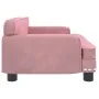 Sofá para niños de terciopelo rosa 70x45x30 cm de , Mobiliario para bebés y niños pequeños - Ref: Foro24-3196296, Precio: 70,...
