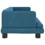 Sofá para niños de terciopelo azul 80x45x30 cm de , Mobiliario para bebés y niños pequeños - Ref: Foro24-3196305, Precio: 67,...