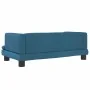 Sofá para niños de terciopelo azul 80x45x30 cm de , Mobiliario para bebés y niños pequeños - Ref: Foro24-3196305, Precio: 67,...