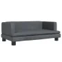 Sofá para niños de terciopelo gris oscuro 80x45x30 cm de , Mobiliario para bebés y niños pequeños - Ref: Foro24-3196307, Prec...